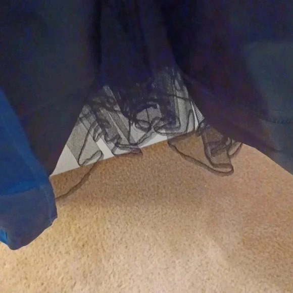 🏍gorgeous blue Dress with shawl🎉 - Picture 7 of 13